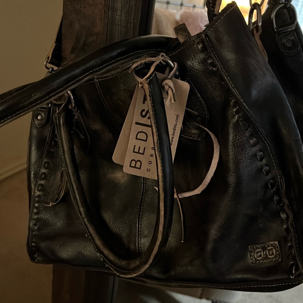 Bed|Stü Rockababy Satchel Handbag in the color Black Hand Wash.